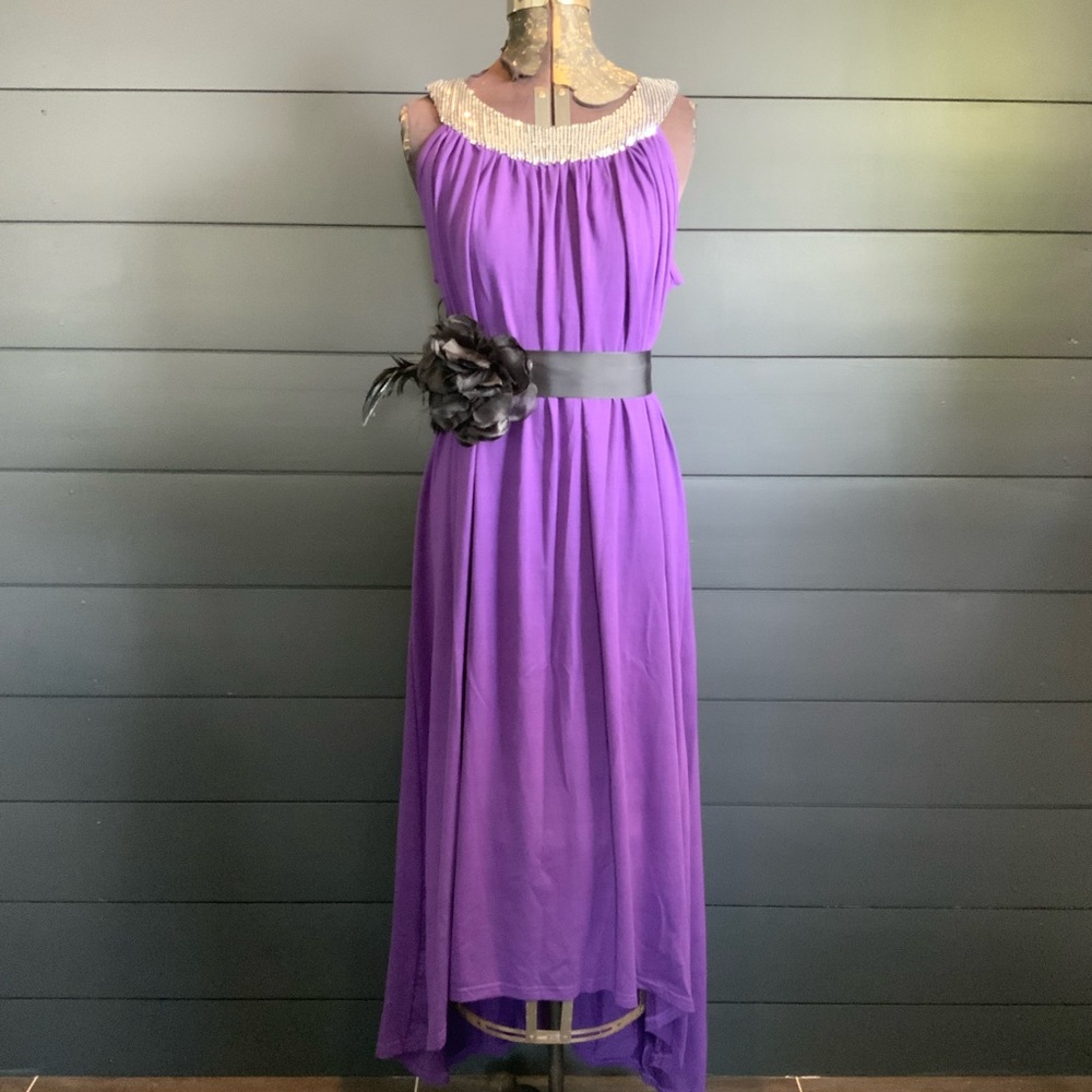 NTW Flowy Plum Dress